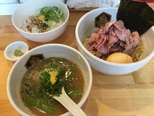 「特製濃厚真鯛つけ麺 1100円 雑炊200円」@真鯛らーめん 麺魚の写真