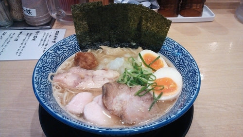 「スペシャル トリプルらーめん（鶏・豚・煮干し）1000円」@麺匠 道玄家の写真