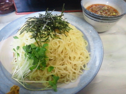 「ざるラーメン（大） 650円」@ラーメン 日高の写真