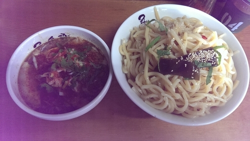 「ねぎつけ麺、特盛」@つけ麺 千兵衛の写真
