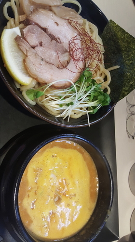 「黄金つけ麺大盛」@ゴル麺 横浜本店の写真