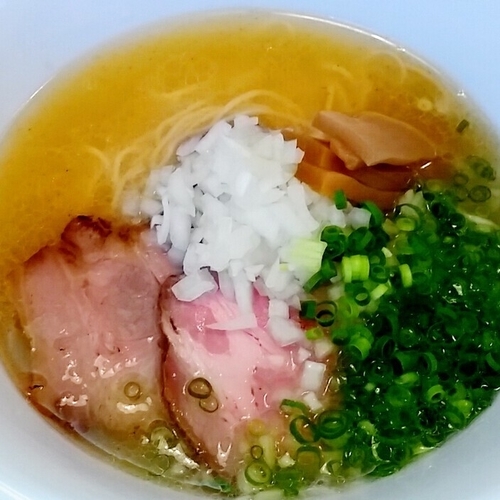 「【限定】丸鶏白湯らーめん（塩）８００円」@青山清湯そば 青ノ樹の写真