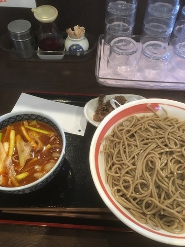 「豚辛つけ蕎麦」@蕎麦 夢うさぎの写真