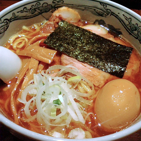 「味玉ら～めん 価格失念」@創始麺屋武蔵の写真