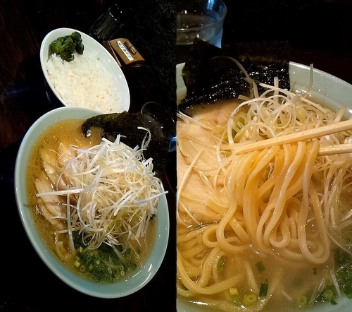 「『チャーシューメン 塩+ネギ+ライス』」@一乃利の写真