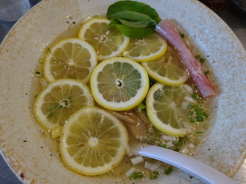 「冷やしレモン　　850円」@らーめん蟻塚の写真