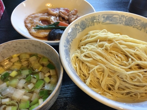 「カモつけそば  大盛り」@中華そばつけそば 千思萬考の写真