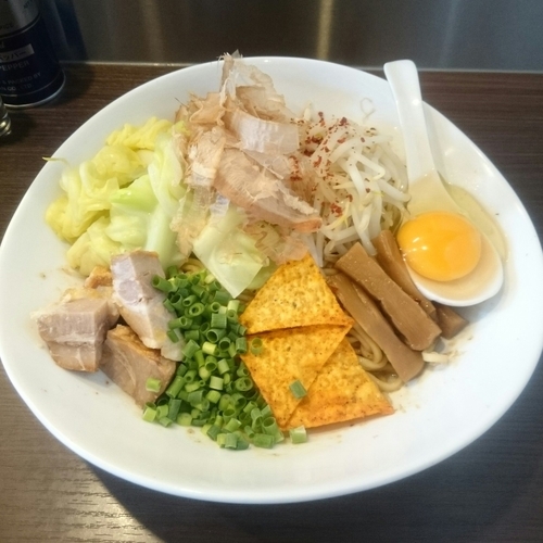 「まぜそば @800円 限定」@麺処 まるは BEYONDの写真