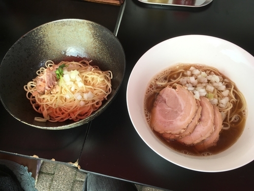 「肉中華そば 油そば(醤油)」@煮干乱舞の写真