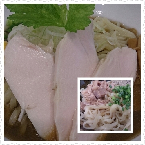 「冷やし煮干拉麺、専用替え玉」@麺処 はいからの写真