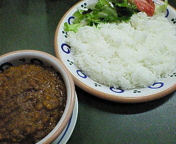 「Aランチ 豆 750円」@インドカレー フジヤの写真