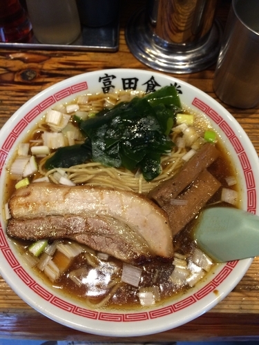 「中華そば」@松戸中華そば 富田食堂の写真