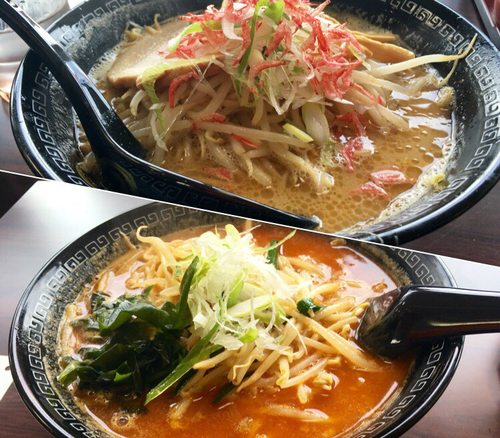 「海老みそラーメン¥900 / 大辛(1辛)ラーメン¥900」@麺処 龍源 武蔵村山店の写真