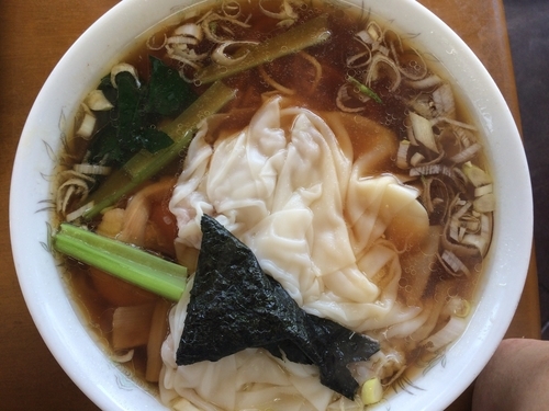 「ワンタンメン 700円」@盛昭軒の写真