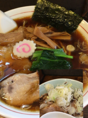 「醤油ラーメン700円＋チャーシュー丼300円」@オランダ亭の写真