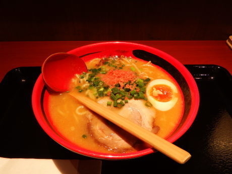 「えびみそ　そのまま　太麺」@えびそば一幻 ラゾーナ川崎店の写真