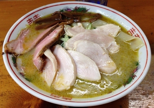 「フレッシュ葱油の塩冷やしラーメン(限定)850円」@口樂の写真