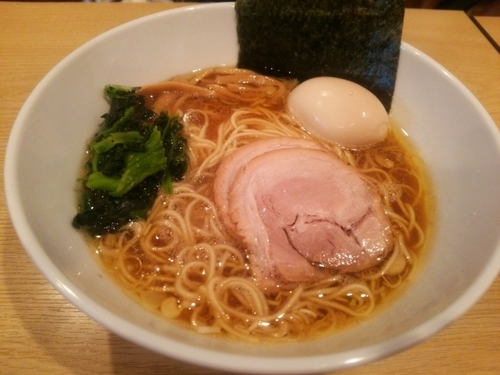 「らーめん細麺、味玉」@らーめん将貴の写真