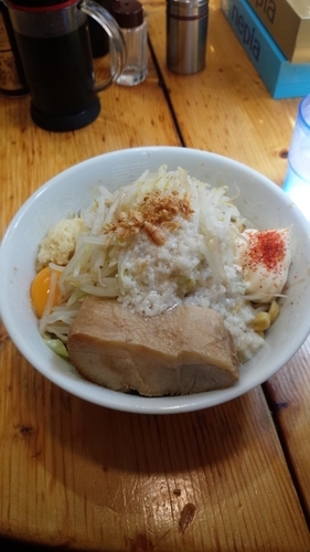 「油そば720円全マシ」@らーめん 影武者 外伝の写真