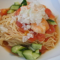 冷製トマト乾伴麺セット1836円