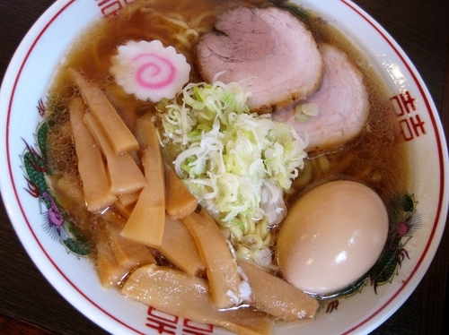 「【気まぐれメニュー】館林らーめん（大盛）￥800」@つけ麺 弥七の写真