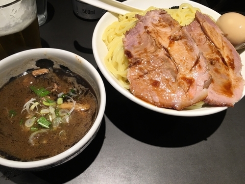 「濃厚相傳つけ麺黒500」@麺屋武蔵 武骨相傳の写真