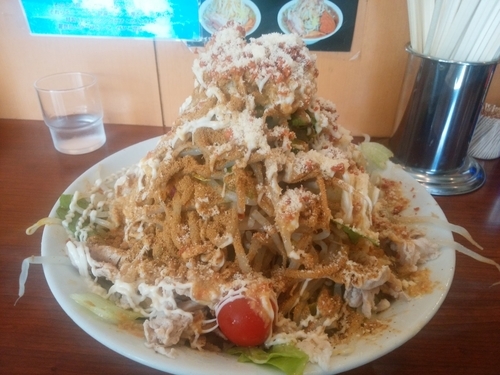 「メガ冷やし中華」@メガガンジャの写真