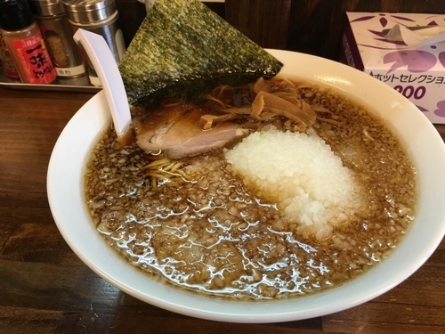 「薬味(玉ねぎ)ラーメン 大 ¥850」@麺屋 立川商店の写真