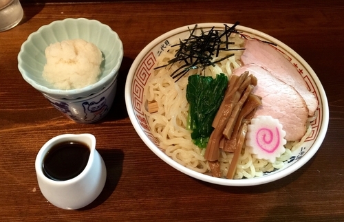 「江戸辛味大根のざる中華800円」@二代目 にゃがにゃが亭の写真