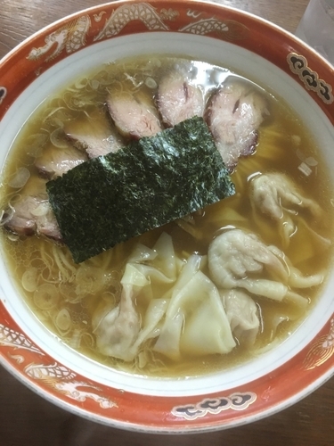 「チャーシューワンタンメン1400円」@支那ソバ かづ屋の写真