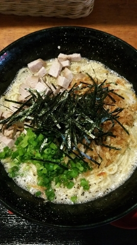 「桜えびの塩まぜそば」@広島流つけ麺 からまるの写真