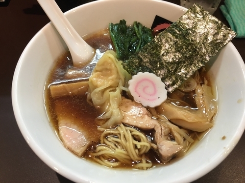 「ワンタン中華そば」@おおぜき中華そば店の写真