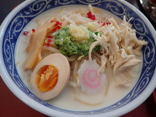 「【期間限定】冷し豆乳ラーメン・大盛り」@三ツ山製麺工場 ラーメン事業部の写真