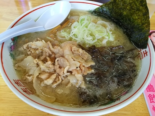 「【限定】塩とんこつ（細麺）　（大盛り）」@らぁめん 鶏支那屋の写真