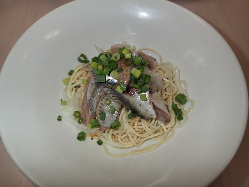 「いわしそば(390円)」@中華そば よしかわの写真