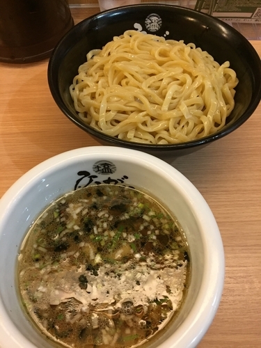 「塩つけ麺  大盛」@塩専門 ひるがお 東京駅店の写真