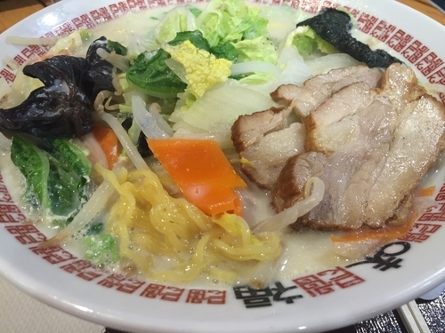 「豆乳ラーメン 750円」@談合坂SA（下り）レストランの写真