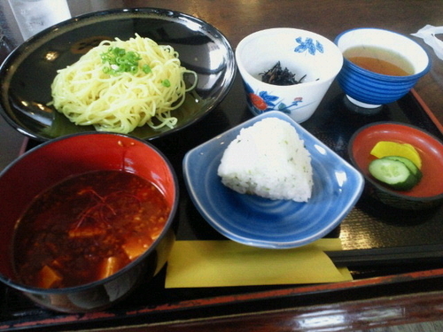 「麻婆つけ麺 550円」@レストラン リビエールの写真