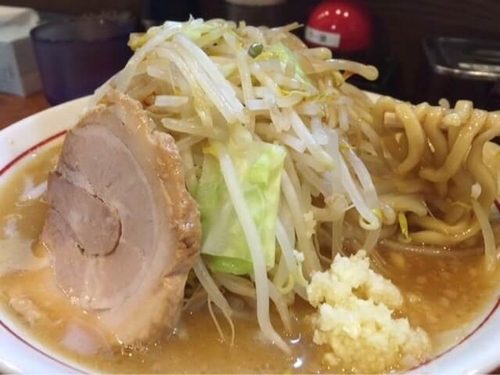 「ガツ旨らーめん(750円)」@らーめん ◯八の写真