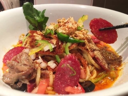 「ピザソバ 並(800円)」@ajito ismの写真