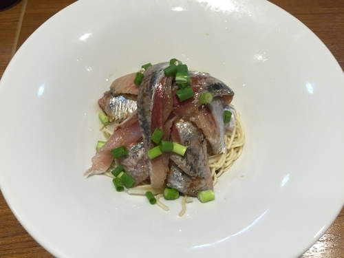 「いわしそば  ¥390」@寿製麺よしかわ 川越店の写真