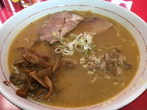 「味噌ラーメンメンマ増し【900円】」@札幌焼き味噌ラーメン みずきの写真