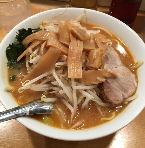 「味噌ラーメン（固め￥800）」@えぞ菊 御徒町店の写真