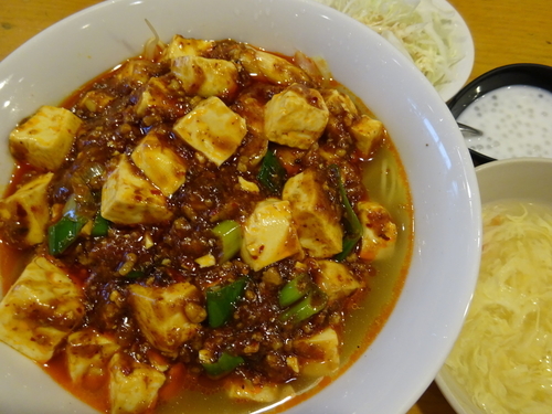 「麻婆麺セット　　880円」@川菜館の写真