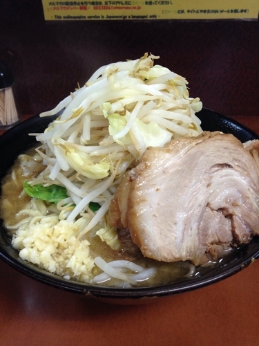 「豚小ラーメン」@ラーメン二郎 めじろ台法政大学前店の写真