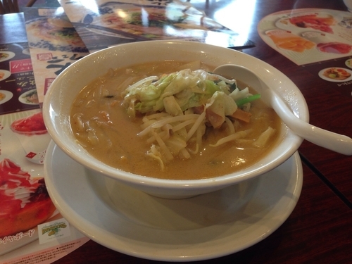 「国産野菜たっぷり味噌ラーメン 754円」@バーミヤン 厚木松枝店の写真
