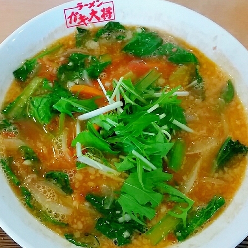 「トマトラーメン　７８０円」@ガキ大将 佐原店の写真