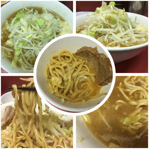 「小ラーメン¥700(麺少なめ硬め)¥700+生卵¥50」@ラーメン二郎 桜台駅前店の写真
