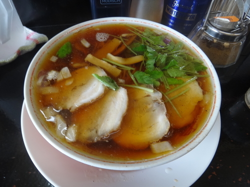 「しょうゆちゃーしゅーめん」@泪橋 西八幡店の写真