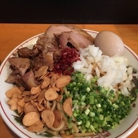 限定A 牛脂そば＋特製＆追い飯